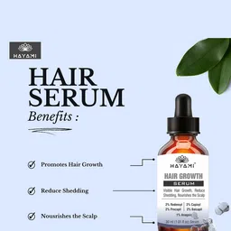 Hayami Hair Growth Serum With 1% Anagain- 30 ml image 2