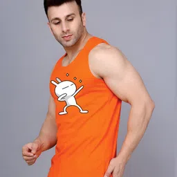 SLOWLORIS Men Pack Of 2 Printed Innerwear Vests image 3