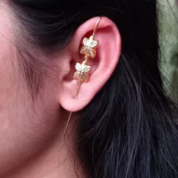 Hardin Style Gold-Plated Floral Shaped Ear Cuff-picture-25