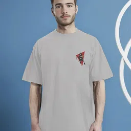 Moda Rapido Men Printed Applique T-shirt-picture-30