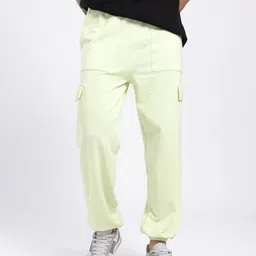 glitchez Men Relaxed Fit Cargo-Style Joggers image 5