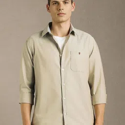 Louis Philippe Sport Slim Fit Long Sleeves Pure Cotton Shirt-picture-24