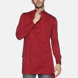 SHOWOFF Men Flared Sleeves Thread Work Kurta-picture-34