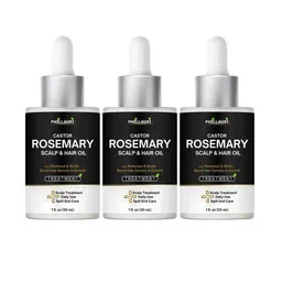Phillauri Set Of 3 Castor Rosemary Scalp & Hair Oil For Boost Hair Growth-30ml Each image 2