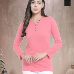 Boldwink Women Barbie V-Neck Slim Fit T-shirt-picture-35