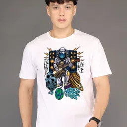 BRAWNY BATTLER Men Graphic Printed Round Neck Cotton T-shirt-picture-34