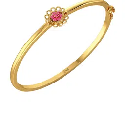 Joyalukkas Gold Floral Bangle Bracelets -11.03 gms-picture-49