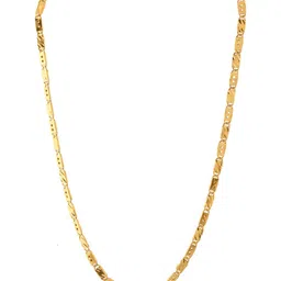 VOJ Men Stainless Steel Gold-Plated Minimal Chain image 2