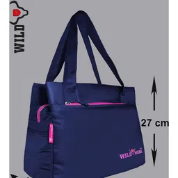 WILDMODA Brand Logo Printed Structured Shoulder Bag image 4