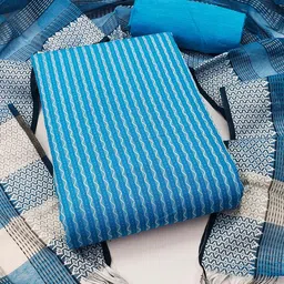 HERE&NOW Embellished Unstitched Dress Material-picture-29