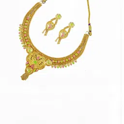 Guarantee Ornament House Brass Gold-Plated Jewellery Set-picture-27