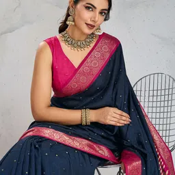 all about you Woven Design Zari Pure Silk Saree-picture-37