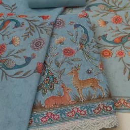 Soch Printed Linen Unstitched Dress Material-picture-22