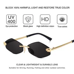 RICH CLUB Unisex Other Sunglasses with UV Protected Lens image 2