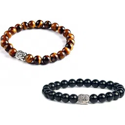 ARDLOR Set Of 2 Artificial Beaded Elasticated Bracelets-picture-31