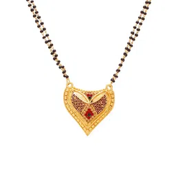 MEMOIR Gold-Plated Artificial Beads Mangalsutra image 2