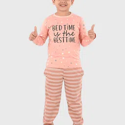 Here&Now X Denikid Boys Printed Pure Cotton T-shirt with Pyjamas-picture-30