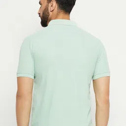 RENUOVO Men Printed Polo Collar Pockets T-shirt image 5