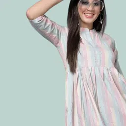 theicon Women Bodycon Multicolor Below Knee Dress image 3