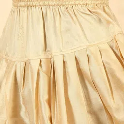 KRAFT INDIA Men Ethnic Motifs Woven Design Kurta With Dhoti Pants image 4