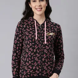 DIXCY SCOTT Slimz Women Printed Hooded Sweatshirt-picture-18