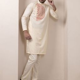 DEVOILER Men Ethnic Motifs Printed Kurta-picture-14