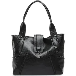 CORSICA Women Textured Structured Buckle Detail Shoulder Bag-picture-26