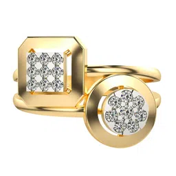 VALANOVA Yellow Gold Plated Sterling Silver Certified 0.28 Ct Lab Grown Diamond Ring-picture-48