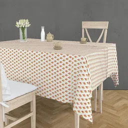 RRC Pink Floral 6-Seater Table Cover-image-0