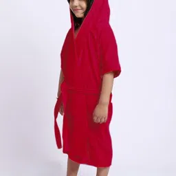 elevanto Maroon XXL Bath Robe image 3