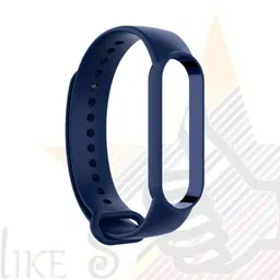 Like Star Soft Silicone Band Strap Pack Of 5Pcs For Xiaomi MI Band 5 & Xiaomi MI Band 6 Smart Band Strap image 2