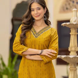 bkapparels Women Embroidered Pure Cotton Straight Kurta-picture-33
