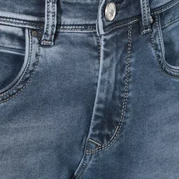 Crimsoune Club Men Lean Slim Fit Light Fade Stretchable Jeans image 3