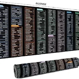 ZIVINI Shortcut Keys Mouse Pad PC Office Spreadsheet Keyboard Mat Mousepad-picture-10