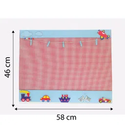Kidoz Bulletin Board Notice Soft Board For Kids Transport Horizontal - Blue image 3