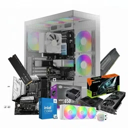 Elisaekka "Custom Gaming PC i5-14600K / RTX 4060 / 16GB DDR5 / 1TB NVMe" Intel® Core™ i5 14th Generation (16 GB RAM/NVIDIA GeForce RTX 4060 Graphics/10 TB Hard Disk/1 TB SSD Capacity/Windows 11 Pro/8 GB Graphics Memory) Gaming Tower with MS Office-picture-35