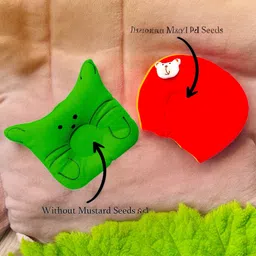 omsurajiya Microfibre Baby Pillow Pack of 2 Solid image 3