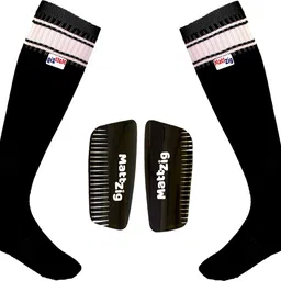 mattzig (One Pair Football Socks + One Pair Shin Guard) Football Kit-picture-14