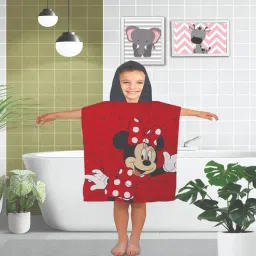 Red Cotton Kids 220 GSM Bath Towel by Athom Living-picture-15