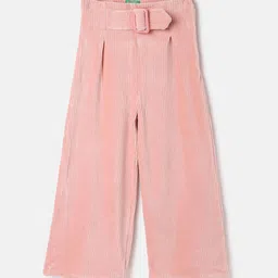 United Colors of Benetton Girls Striped Mid-Rise Pleated Trousers-picture-43
