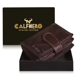 CALFNERO Women Leather Two Fold Wallet-image-0