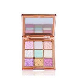 Fashion Colour Platinum 9 In 1 Pigmented Eyeshadow Palette - Reflective Chrome - 9g image 1