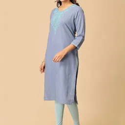 MAKEOVER FASHIONS Embroidered Thread Work Thread Work Kurti image 3