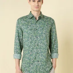 Allen Solly Men Slim Fit Floral Printed Casual Shirt-picture-12