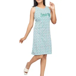 SELINI Pack Of 2 Ethnic Motifs Printed Pure Cotton Nightdress image 3