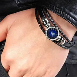 DEEMARK Zodiac Cosmic Leather Multistrand Bracelet image 4