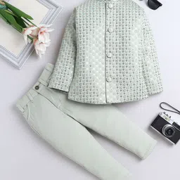 FOURFOLDS Boys Embellished Two-Piece Suit-image-57