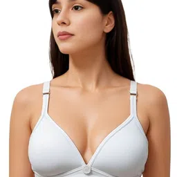 Blush Lado Women Solid Full Coverage Lightly Padded Bra-image-4