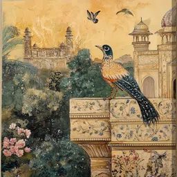 Art Street Yellow & Multicoloured Single Piece Canvas Other Wall Paintings image 5