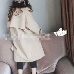 StyleCast x Revolte Girls Shawl Collar Solid Open Front Jacket image 3